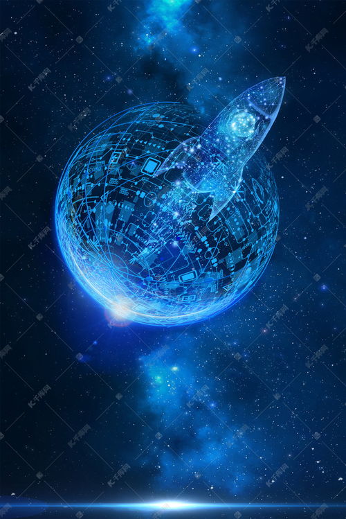 藍色科技未來人工工智能科學背景圖片免費下載 千庫網(wǎng)